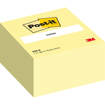 POST-IT Notes Kubus 76 x 76 mm Canary Yellow Geel 450 Vellen (636-B)