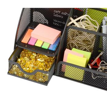 VIKING Pennenbak Metaal Zwart 22,2 x 14 x 12,5 cm (1030005)