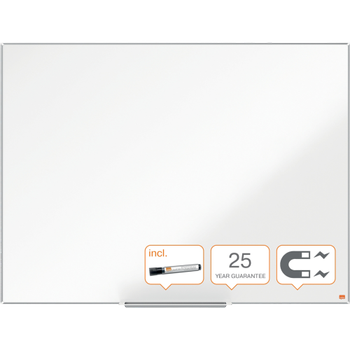 NOBO Impression Pro whiteboard 1915396 wandmontage magnetisch email 120 x 90 cm smal frame (1915396)
