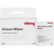 VIKING schermdoekjes nat/droog 20 stuks