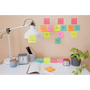 POST-IT Cosmic Super Sticky Z-Notes 76 x 76 mm Kleurenassortiment Vierkant Blanco 6 blokken à 90 Vellen (R330-6SS-MIA)