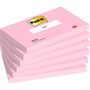 POST-IT Post-it Notes Gekleurde memoblaadjes 127 x 76 mm Blanco Roze 655-PNK 100 6 Stuks à 100 Vellen (7100259212)