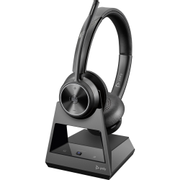 HP Poly Savi 7320 Headset Hoofd Noise-cancelling microfoon Met microfoon Mono Zwart