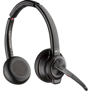HP Poly Savi Headset Hoofd Active noise-cancelling Met microfoon Stereo 8220 Zwart (8D3J2AA#ABB)