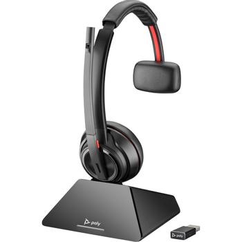 HP Poly Savi Headset Hoofd met bluetooth Ja Stereo 8220 Zwart (8Y9C4AA#ABB)
