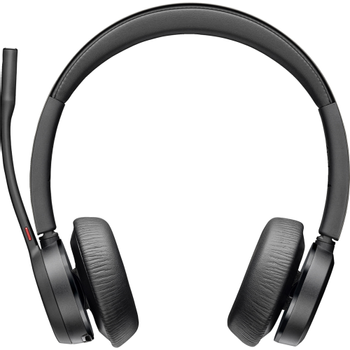 HP Poly Voyager 4320 Headset Hoofd Met Bluetooth Met microfoon Mono Zwart (77Z31AA)