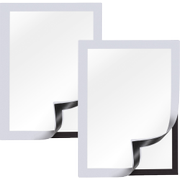VIKING A5 Displayframe Zelfklevend Zilver Kunststof 1292068 23,6 (B) x 0,4 (D) x 17,6 (H) cm 2 Stuks