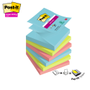POST-IT Cosmic Super Sticky Z-Notes 76 x 76 mm Kleurenassortiment Vierkant Blanco 6 blokken à 90 Vellen (R330-6SS-MIA)