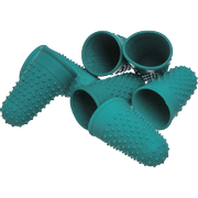 VIKING Vingerhoedjes Blauw 19mm Pak van 12