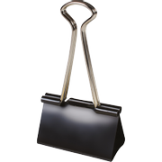 VIKING Papierklem Staal 32 mm Zwart 12 Stuks