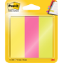 POST-IT Indexen Rechthoekig 2,5 x 7,6 cm Kleurenassortiment 3 Stuks à 100 Strips (671-3)