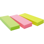 POST-IT Indexen Rechthoekig 2,5 x 7,6 cm Kleurenassortiment 3 Stuks à 100 Strips (671-3)