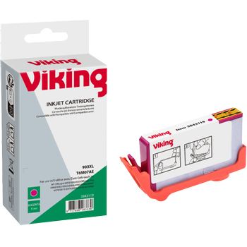 VIKING 903XL compatibele HP inktcartridge T6M07AE magenta (3843119)