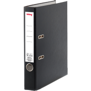 VIKING Smal Classeur A4 50 mm Zwart 2 Ringen Karton, PP (Polypropeen) Mat Staand