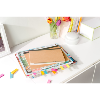 POST-IT Index Rechthoekig 1,5 x 5 cm Kleurenassortiment 670-5 5 Stuks à 100 Strips (670-5)