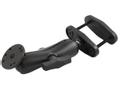 RAM MOUNT RAM 2.5" SQUARE RAIL MOUNT W ROUND BASE