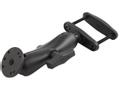 RAM MOUNT RAM 3" SQUARE RAIL MOUNT WITH ROUND BASE