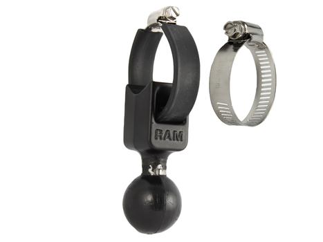 RAM MOUNT UNPKD RAM BASE W/BALL & STRAPS 1/2" TO 2 (RAM-108BU)