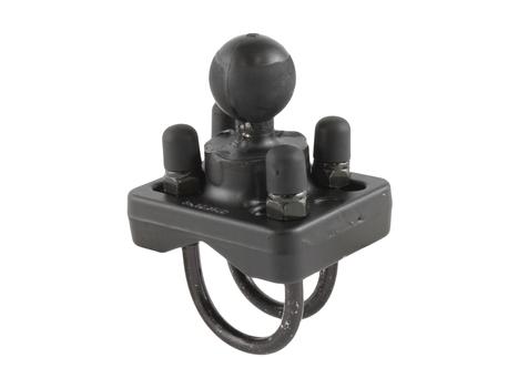 RAM MOUNT RAM DBL U-BOLT BASE W/ 1" BALL (RAM-B-235U)