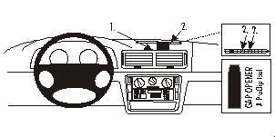 BRODIT Mounting bracket  Extra (213403)