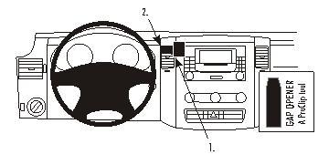 BRODIT ProClip - Center mount UNPL-POS (853873)