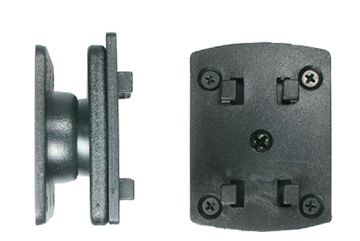 BRODIT Mounting plate w/Richter adapter - qty 1 - Mounting plate w/Richter adapter w/tilt (215058)