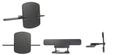 BRODIT Headrest mount UNPL-POS