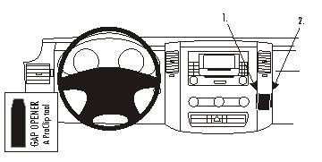 BRODIT ProClip -  mounting bracket (853874)