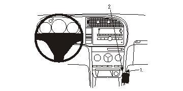 BRODIT ProClip Will block cup holder. (853902)