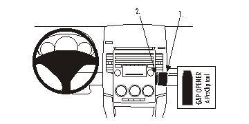 BRODIT ProClip Placed below air vent. (853939)