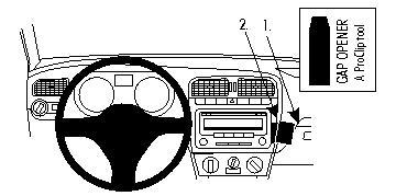 BRODIT ProClip Volkswagen Polo 10-14 UNPL-POS (854383)