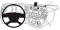 BRODIT BRODIT Bilbrakett Mercedes Benz Center mount - qty 1