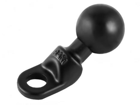 RAM MOUNT RAM BASE W/ 9 MM HOLE AND 1" BALL (RAM-B-272U)