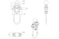 RAM MOUNT RAM Rail base, U-bolt, B-size (RAM-B-231ZU)