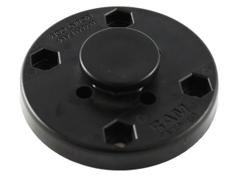 RAM MOUNT RAM 2-1/2" DIA. BASE W/ OCTAGON BUTTON