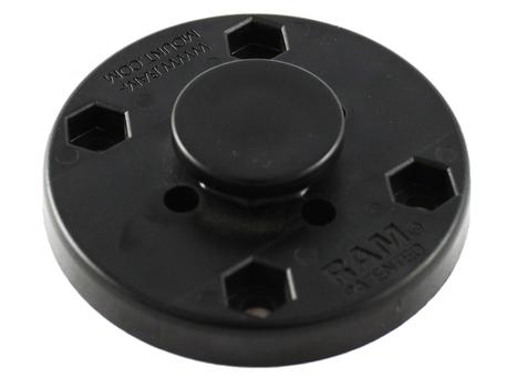 RAM MOUNT RAM 2-1/2" DIA. BASE W/ OCTAGON BUTTON (RAP-293U)