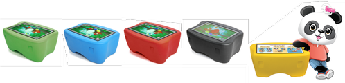 manico Kosketusleikkipöytä 32'' - Punainen, sis. 7 applikaatiota lapsille (MAN-3030R)
