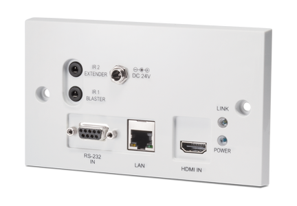CYP HDMI over Single CAT5 HDBaseT - Bi-directional PoE Wall Plate Transmitter (PU-607BDWP-TX)