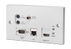 CYP HDMI over Single CAT5 HDBaseT - Bi-directional PoE Wall Plate Receiver (PU-607BDWP-RX)