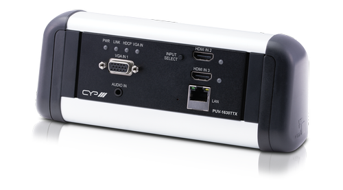CYP HDBaseT Table-Top Transmitter with 2 x HDMI Inputs, 1 x VGA Input & Auto Convers - (PUV-1630TTX)