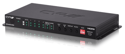 CYP 4 x 2 HDMI Matrix Switcher with Audio Output (4K, HDCP2.2, HDMI2.0) - (OR-42CD-4K22)