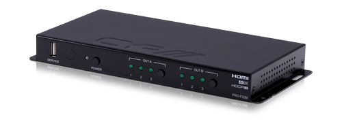 CYP 3 x 2 Fiber Transceiver Matrix, 1 x HDMI & Fiber Output, 2 x HDMI Input + Fiber - (PRO-F32M)