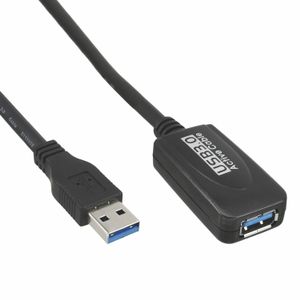 Kindermann USB 3.0 aktiivikaapeli 10m - USB A naaras/ uros,  5 Gbit/s (5773000310)