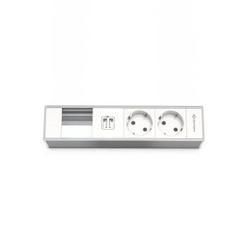 Kindermann Module holder - 4-slot alu - 2 sähkö, 1 tupla USB lataus (7449000232)