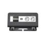 Kindermann CablePort desk² - 4-slot RAL 7015 - 2 sähköä, 1 tupla USB lataus (7430000172)