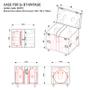 JV Case CASE for 2x BT-VINTAGE (B03271)