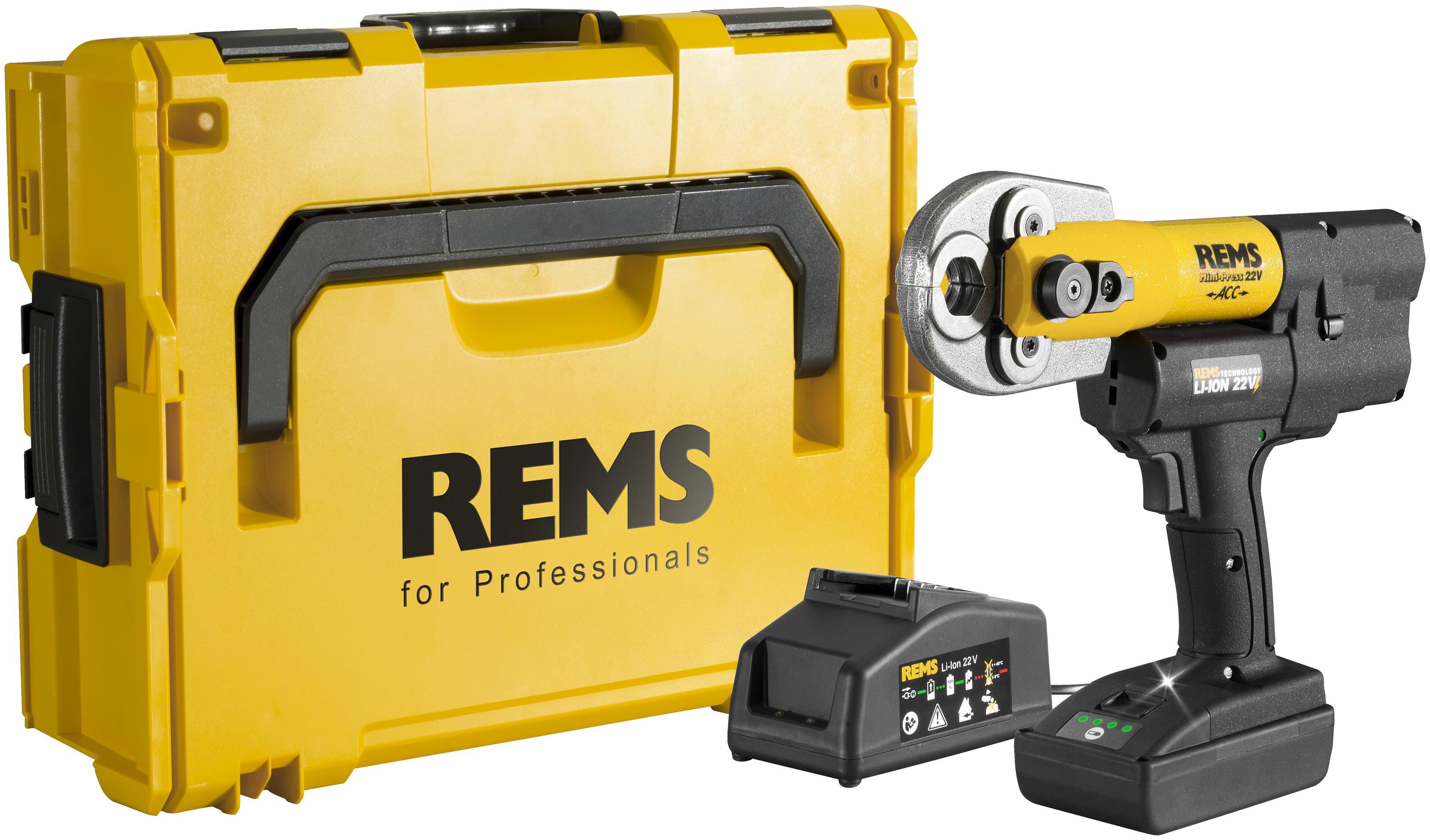 REMS REMS pressmaskine mini 22V ACC BP i/Lboxx DMT Værktøj