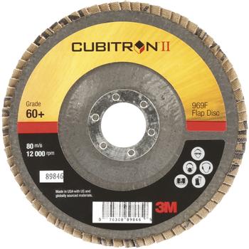 3M Cubitron II flaprondel 969F P60 flad 180mm (PN51486)