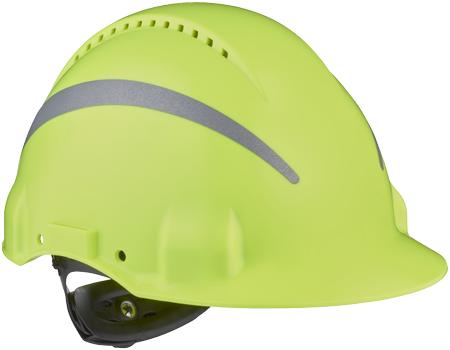 3M G3000 sikk.hjelm m/ refleks,  hi-viz (G3000NUVGBR)