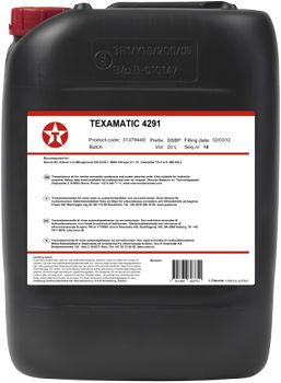 Texaco Texamatic transmissionsolie 4291 20 ltr (31379440)